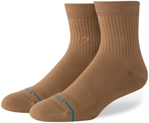 Stance Icon Quarter Sock - brown - view large
