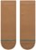 Stance Icon Quarter Sock - brown - front