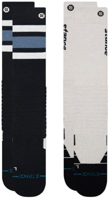 Stance Performance Mid Cushion 2-Pack Snowboard Socks - speed black - view large