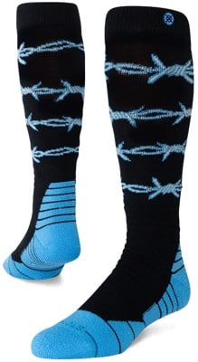 Stance Performance Mid Cushion Snowboard Socks - barbed wire blue - view large