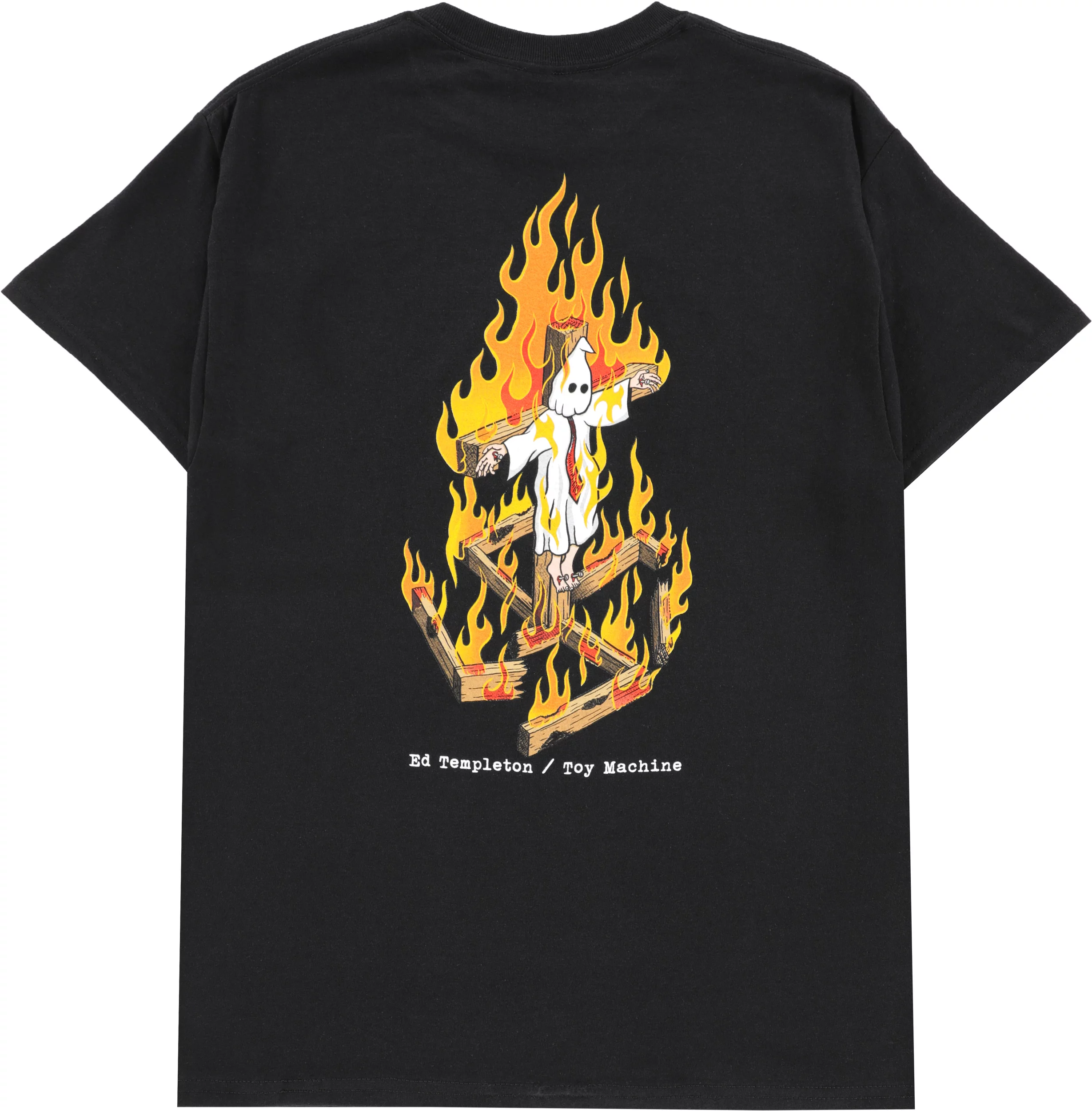 Toy Machine Charred Cross T-Shirt - black | Tactics