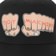 Toy Machine Fists Trucker Hat - black - front detail
