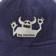 Toy Machine OG Monster Corduroy Snapback Hat - navy - front detail