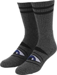 Toy Machine Sect Eye Sock - heather black