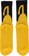 Toy Machine Sect Hug Sock - yellow - reverse