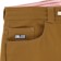 Unless Collective Canvas Baggy Pants - brown - front detail