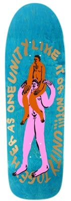 Unity On Top 9.75 Skateboard Deck - blue - view large