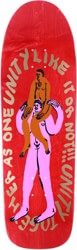 Unity On Top 9.75 Skateboard Deck - red