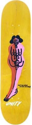 Unity Together 8.06 Skateboard Deck - yellow - view large