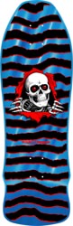 Powell Peralta Ripper 9.75 Geegah Skateboard Deck - blue foil