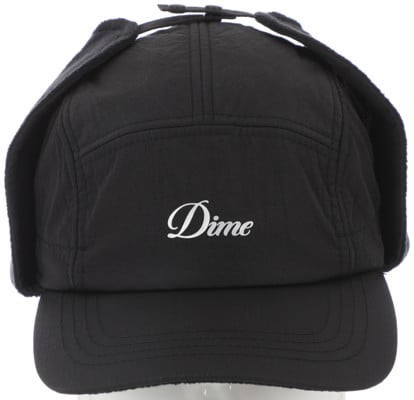 Dime Cursive Earflap Cap Hat - black | Tactics
