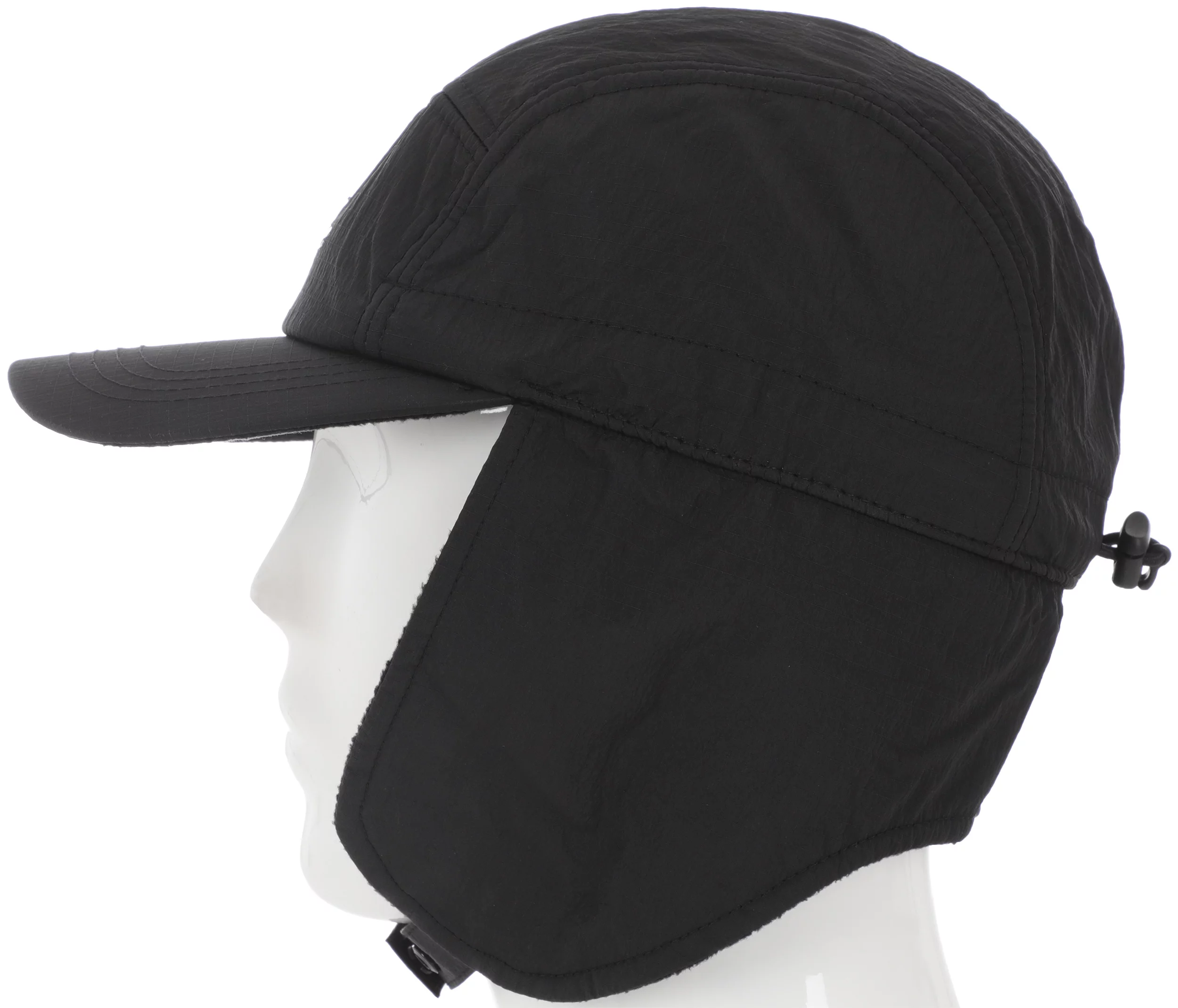 Dime Cursive Earflap Cap Hat - black | Tactics
