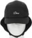 Dime Cursive Earflap Cap Hat - black - alternate front