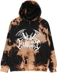 Public Dispute Zip Hoodie - bleach