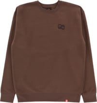 Spitfire Lil Eternal Emb Crew Sweatshirt - brown/black