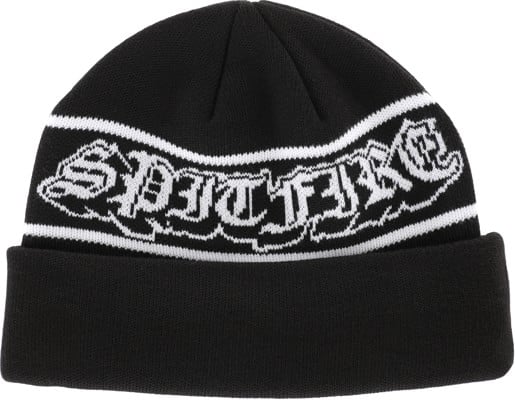 Spitfire Old E Drop Beanie - black/white - view large