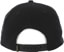 Krooked Koffin Snapback Hat - black - reverse