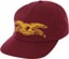 Anti-Hero Basic Eagle Snapback Hat - wine/gold