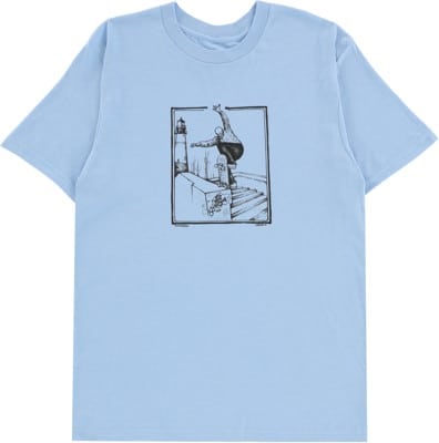 Anti-Hero BA Lance T-Shirt - heather light blue/black - view large