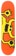 Toy Machine OG Monster 8.5 Skateboard Deck - yellow/orange