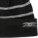 Anti-Hero Stock Eagle Label Cuff Beanie - black/grey stripe - front detail