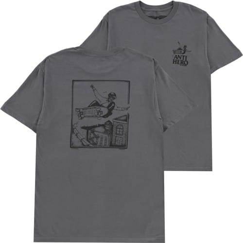 Anti-Hero Phelps Lance DBL T-Shirt - asphalt/black | Tactics