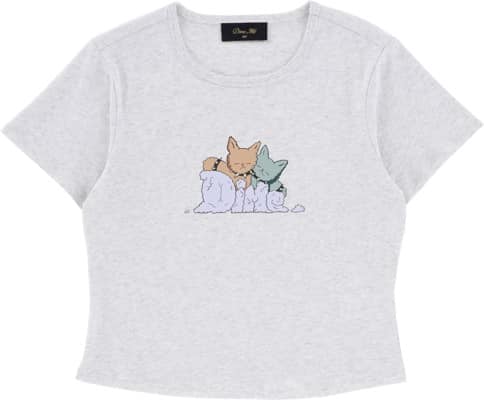 Dime Women's Fluff T-Shirt - ash - view large