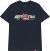Spitfire Old E Drop Bighead T-Shirt - true navy/red-black-white