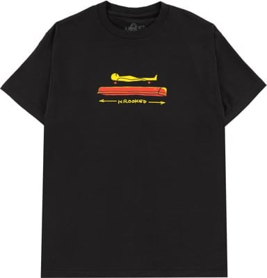 Krooked Koffin T-Shirt - black/yellow-red-black - view large