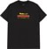Krooked Koffin T-Shirt - black/yellow-red-black