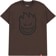 Spitfire Bighead T-Shirt - dark chocolate/black print