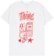 There Loud Stacked T-Shirt - white/red