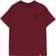 Spitfire Classic '87 Swirl Fill T-Shirt - burgundy/black-white - front