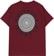 Spitfire Classic '87 Swirl Fill T-Shirt - burgundy/black-white - reverse