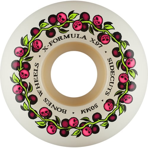 Bones X-Formula V5 Sidecut Skateboard Wheels - wishing well (99a