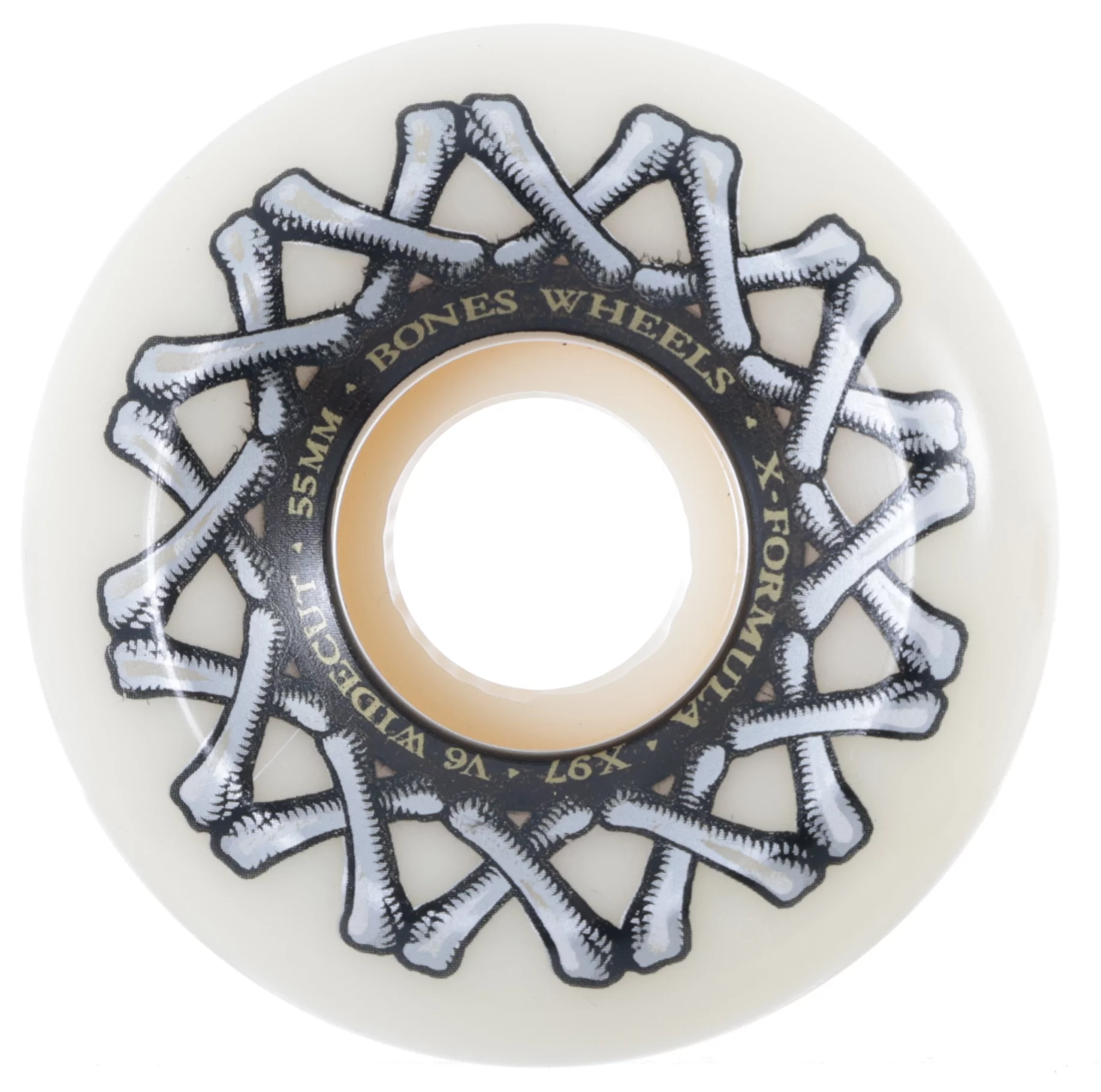 Bones X-Formula V6 Wide-Cut Skateboard Wheels | Tactics