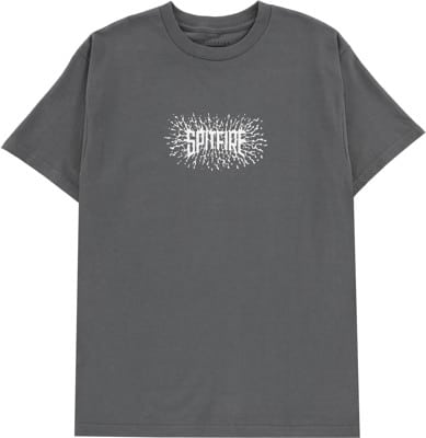 Spitfire Splat T-Shirt - charcoal/white - view large