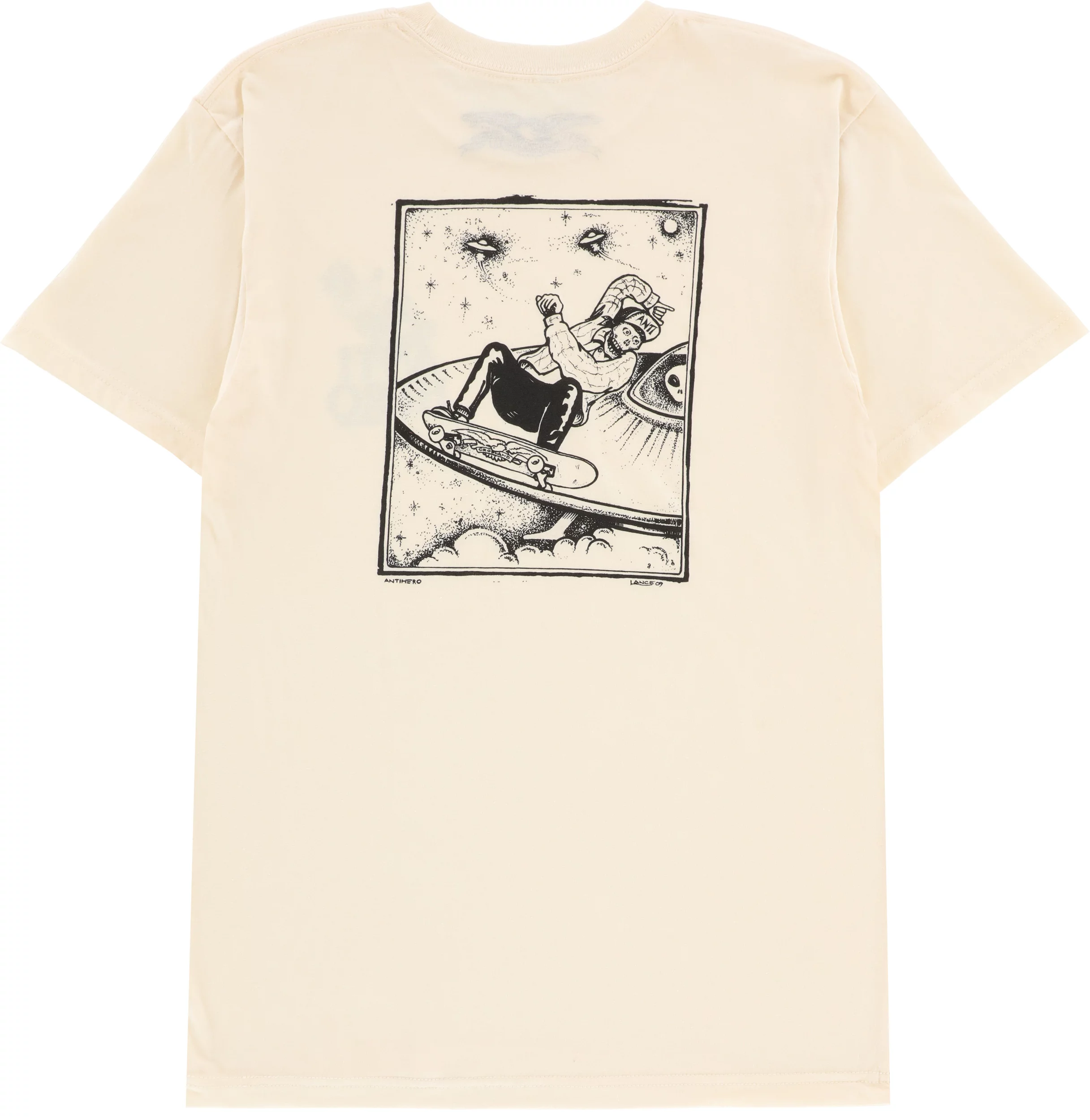 Anti-Hero Hewitt Lance T-Shirt - cream/black | Tactics