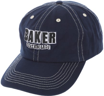 Baker Classic Logo Snapback Hat - blue - view large