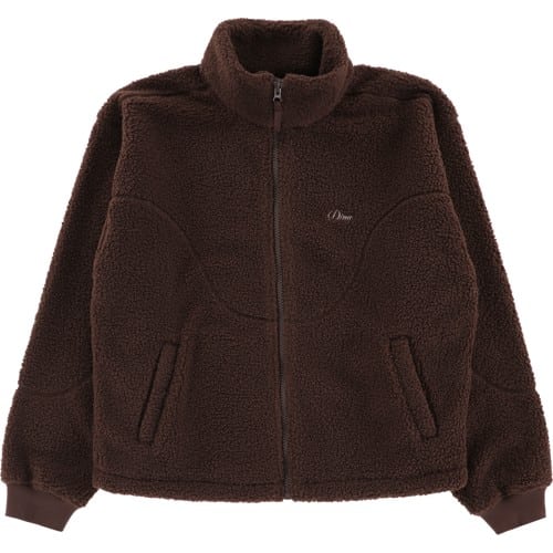 Dime Polar Fleece Sherpa Zip Jacket - brown | Tactics