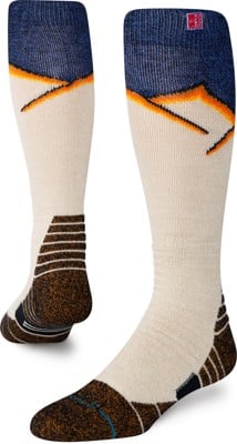 Stance Performance Mid Cushion Merino Wool Snowboard Socks - (jimmy chin) slopes - view large