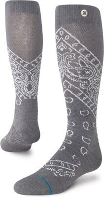 Stance Performance Mid Cushion Merino Wool Snowboard Socks - barrio dark grey - view large