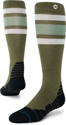 Stance Performance Mid Cushion Merino Wool Snowboard Socks - boyd olive - view large
