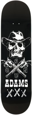 Black Label Adams Sixgun 8.75 Skateboard Deck - black - view large