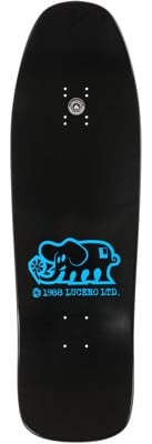 Black Label Lucero Splatter Cross 9.88 Skateboard Deck - black