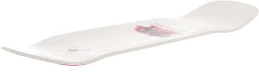 Black Label Lucero Splatter Cross 9.88 Skateboard Deck - white