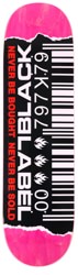 Black Label Ripped Barcode 8.75 Skateboard Deck - pink