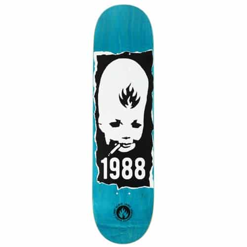 Black Label Thumbhead Torn 8.25 Skateboard Deck - black | Tactics