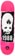 Black Label Thumbhead Torn 8.25 Skateboard Deck - pink