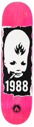 Black Label Thumbhead Torn 8.25 Skateboard Deck - pink